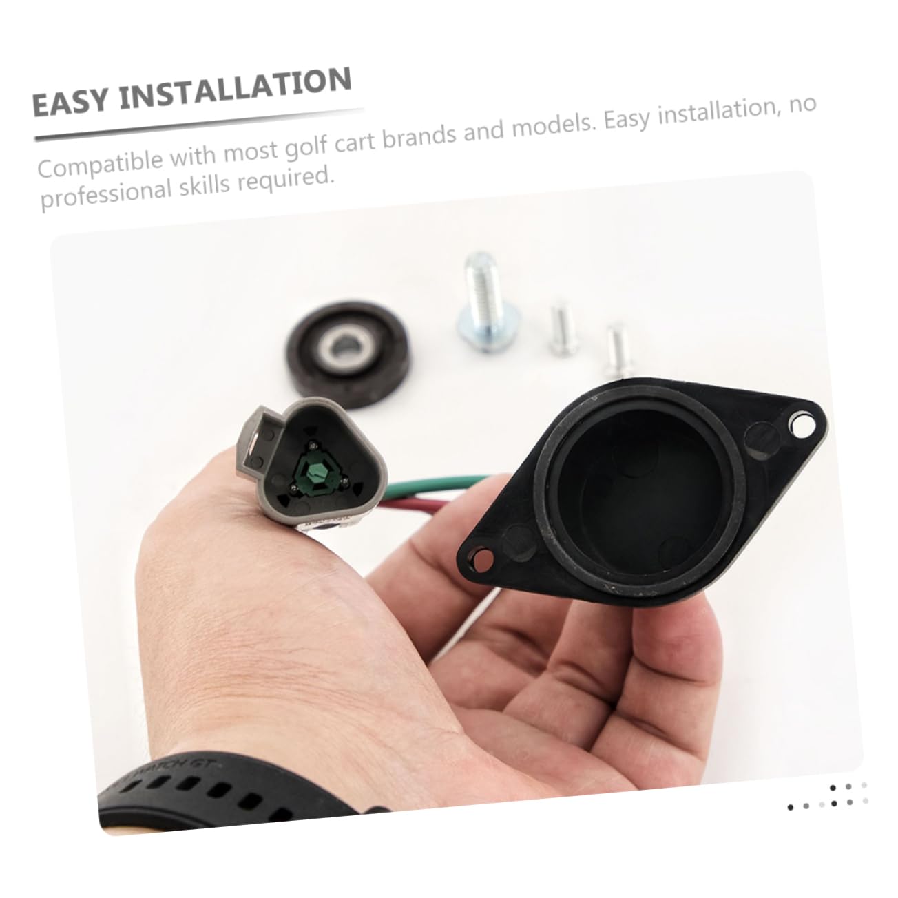 BESTonZON Geschwindigkeitssensor Sicht Golfwagen Golfzubehör Für Karren Auto Tacho Accessoires Für Golfer Auto Sensoren Golf-zubehör Golfzubehör Für Damen Plastik Schwarz