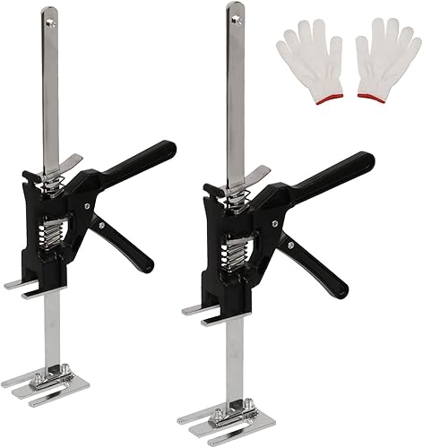 Miniatura 7 de Paquete de 2 gatos de brazo de ahorro de mano de palanca, elevador de brazo de palanca, elevador de esfuerzo para instalar puertas, ventanas,