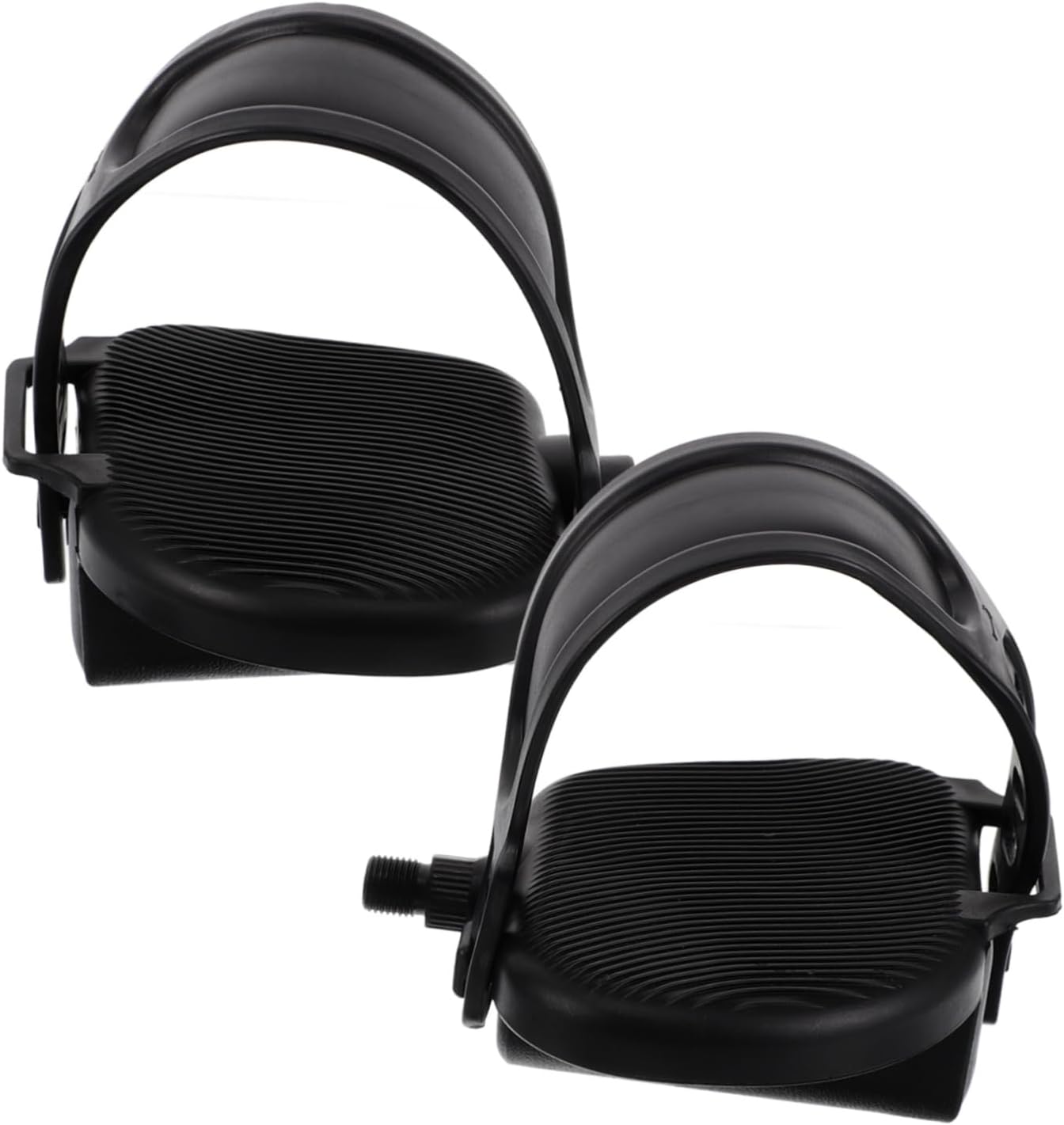 SUPVOX 1Set Portable Exercise Bike Pedals Antiskid Design for Safety Low Noise Operation Comfortable Wide Pedal Area Replacement Parts for Indoor Cycling for Home Workouts