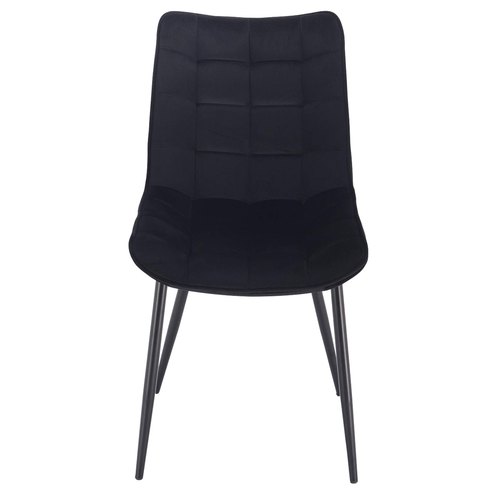 Buy eSituro Modern Dining Chairs Set of 2 Comfy Velvet Chairs with Back