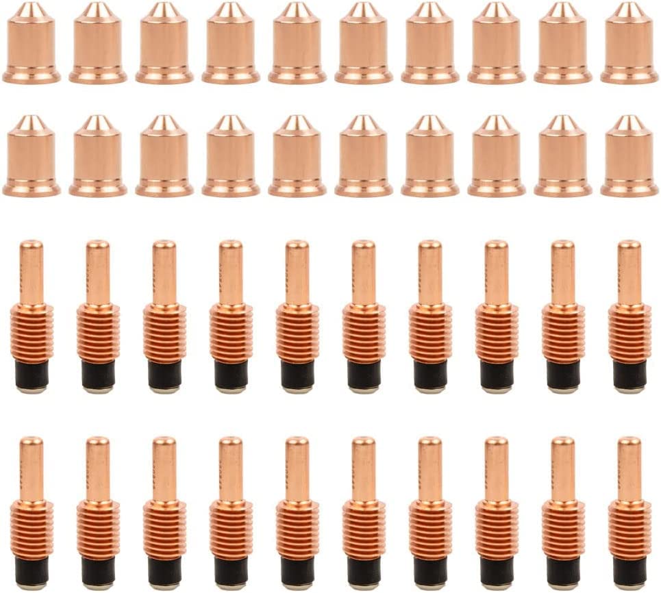 Pièces Rechange Plasma 5 Embouts De Buse Laiton 220990 Pour Torche Plasma PMX 65 85 105 125A - Découpe Précise Embout Buse Plasma Laiton