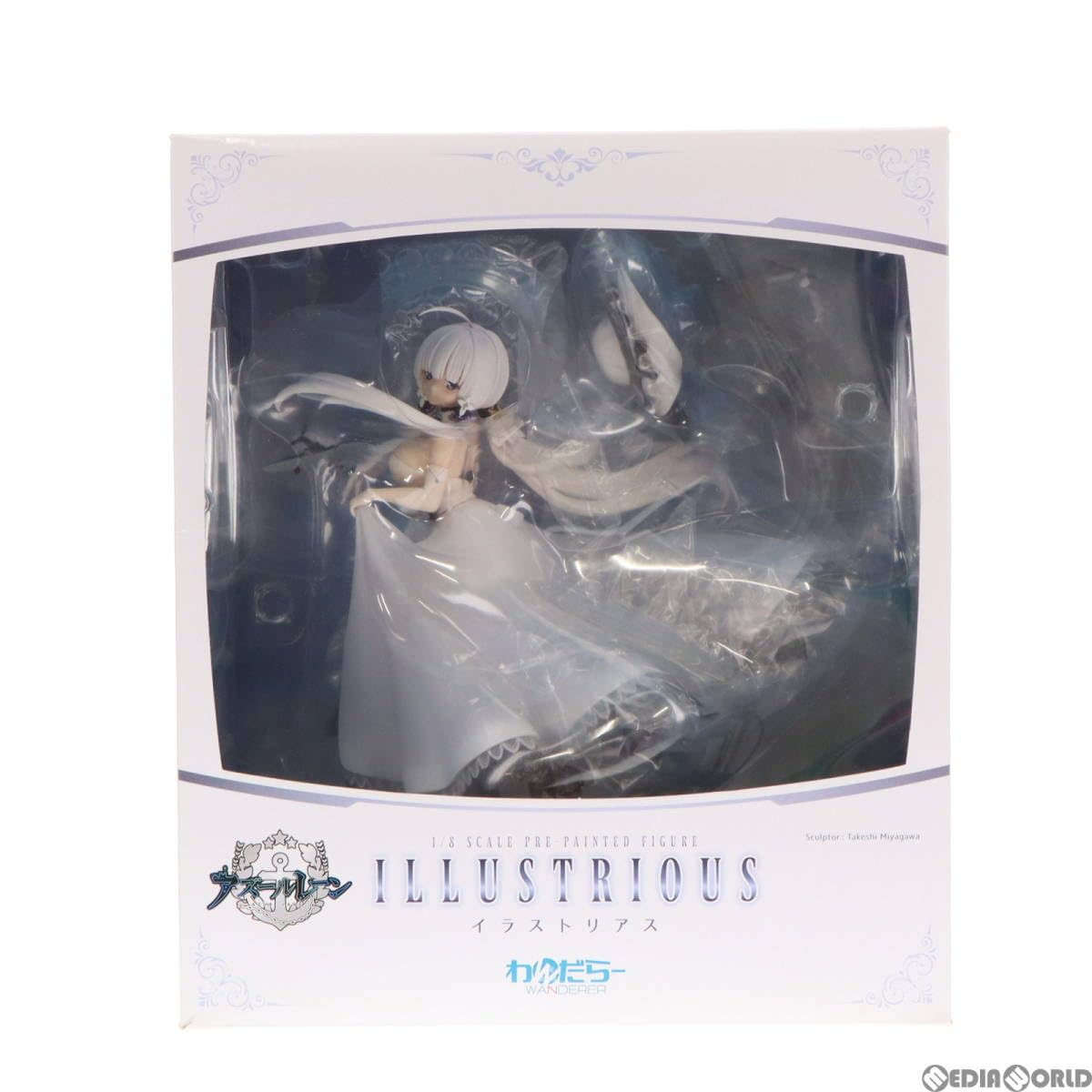イラストリアス アズールレーン 1/8 完成品 フィギュア わんだらー