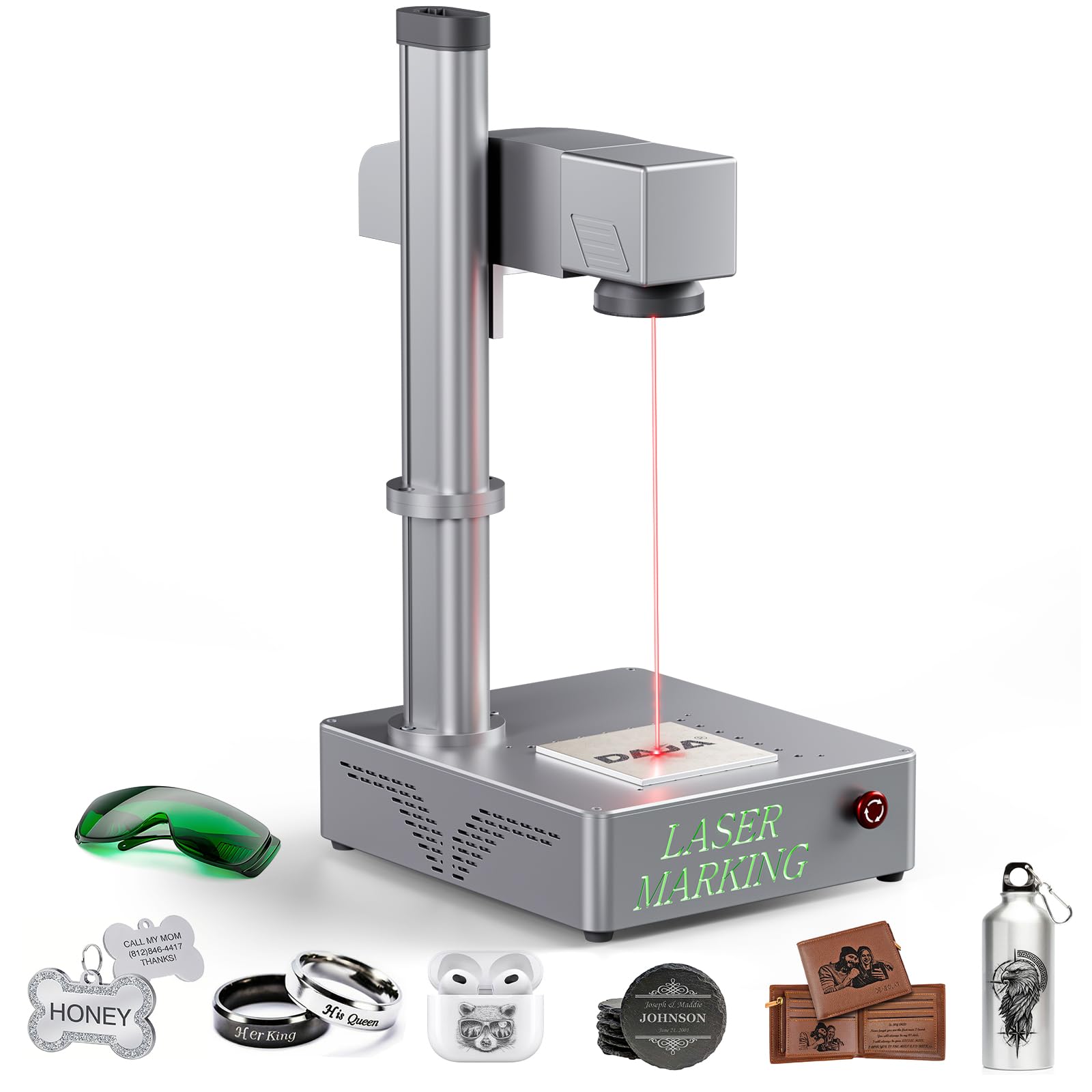 Amazon.com: Mr.Carve S4-20W Fiber Laser Marking Machine for