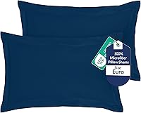 Vista 16 de Royale Linens Paquete de 2 fundas de almohada tamaño Queen de 20 x 30 pulgadas, microfibra cepillada de 1800, fundas de almohada de cama