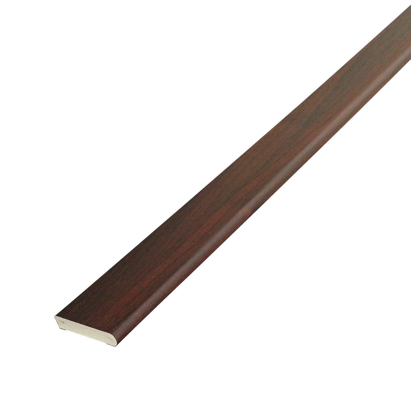 Rosewood, 30mm x 5m Cloaking Fillet uPVC Plastic Window Door Architrave Trim
