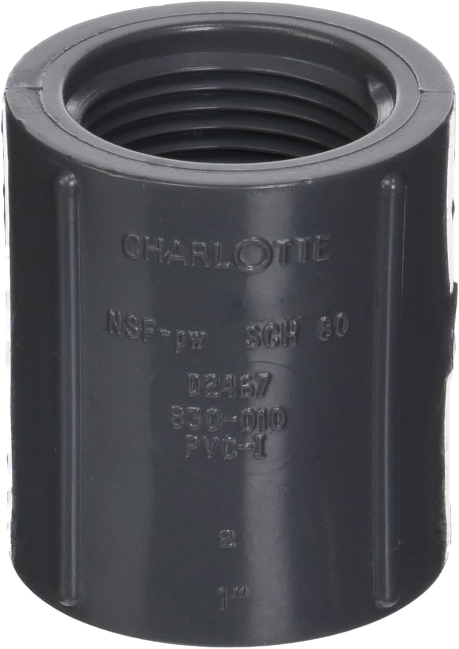 CHARLOTTE PIPE & FOUNDRY PVC 08102 1400HA 1" SCH80 FPT Coupling