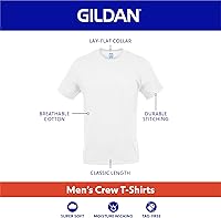 Vista 2 de Gildan Camisetas de Cuello Redondo para Hombre, Paquete Múltiple, Estilo G1100