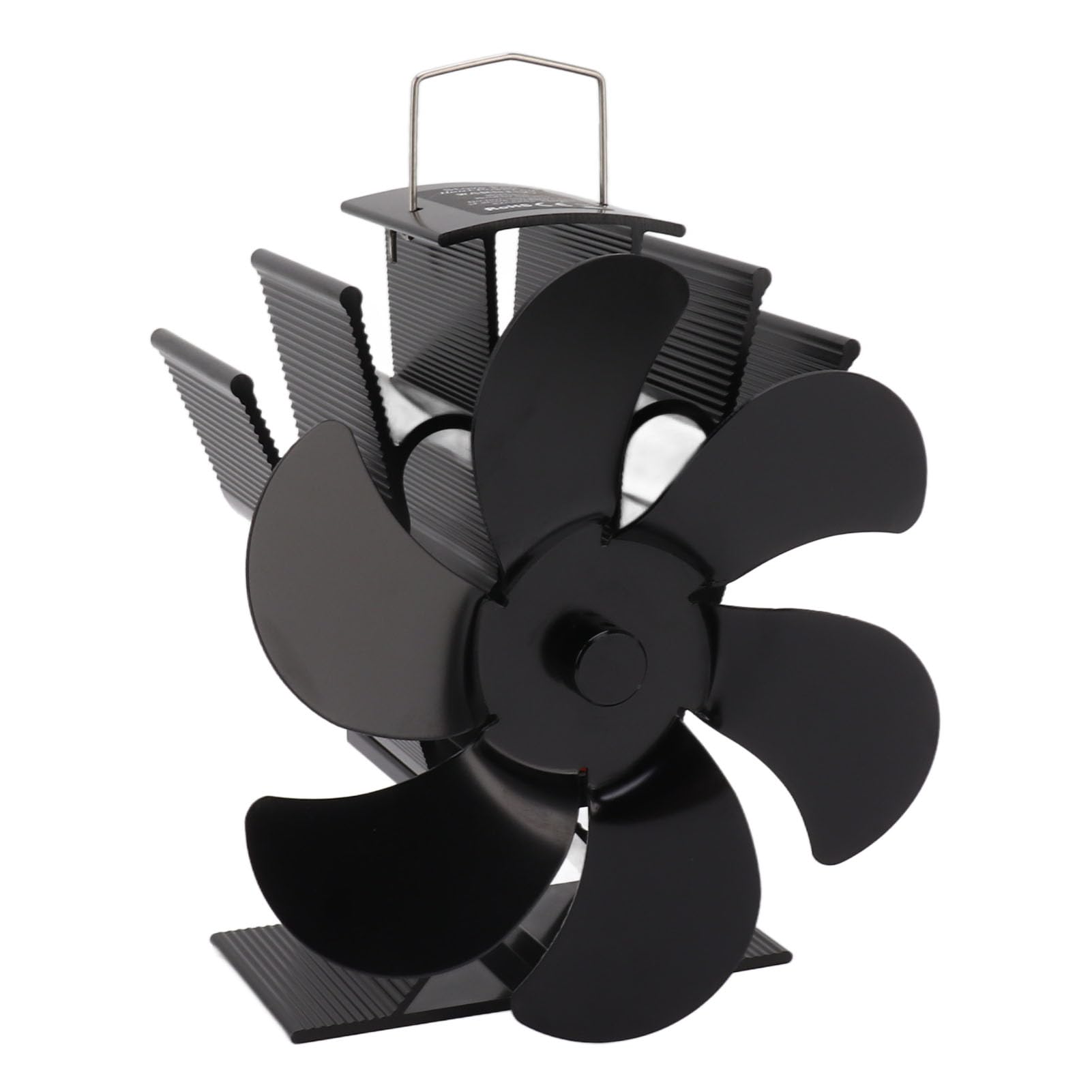Ventilateur de poêle à 6 pales thermique et silencieux pour cheminée