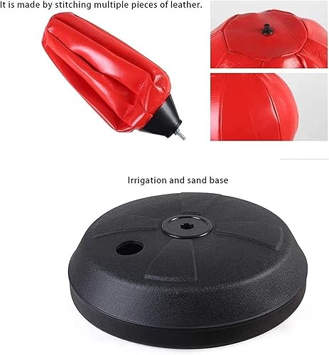 Miniatura 4 de Soporte para saco de boxeo, entrenamiento de pelota de velocidad para el hogar, vaso de descompresión, bola de descompresión, saco de boxeo vertical