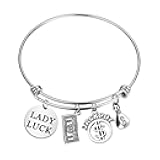 Lucky Gambler Bracelet: Lady Luck Charm, Jackpot Gift