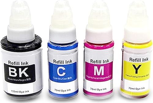 Tinta de repuesto compatible para impresora GI-290 GI290 de color compatible con impresora Canon PIXMA G4200 G4210 G3200 G1200 G2200 (negro cian