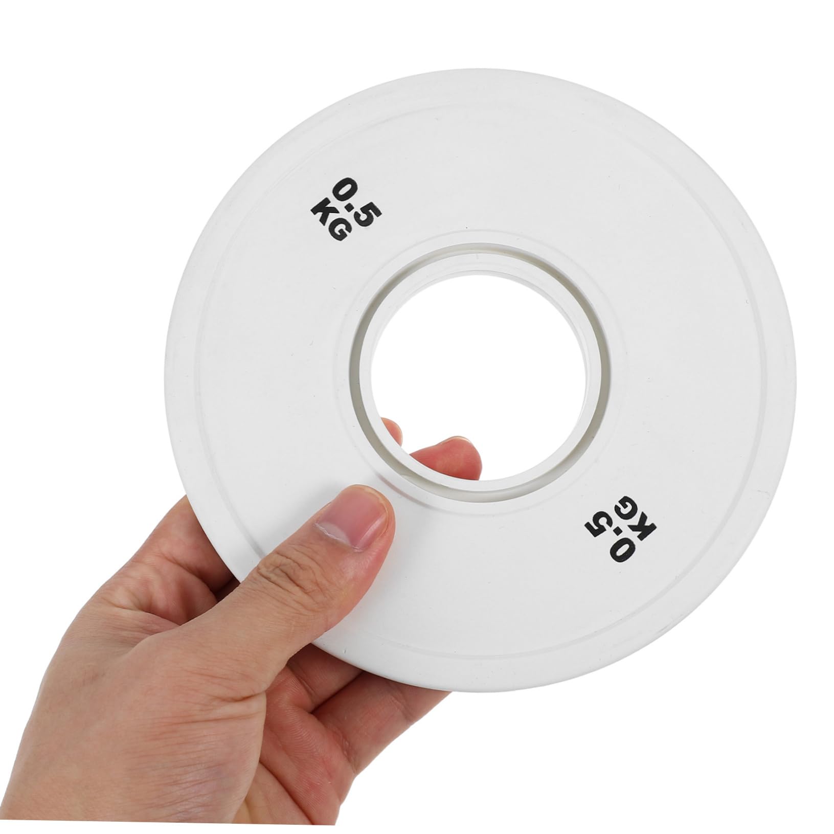 Toyvian 0.5kg Discos De Pesas Barra De Goma Para Entrenamiento De Fuerza Levantamiento De Pesas y Culturismo El Gimnasio Casa Fraccionarios
