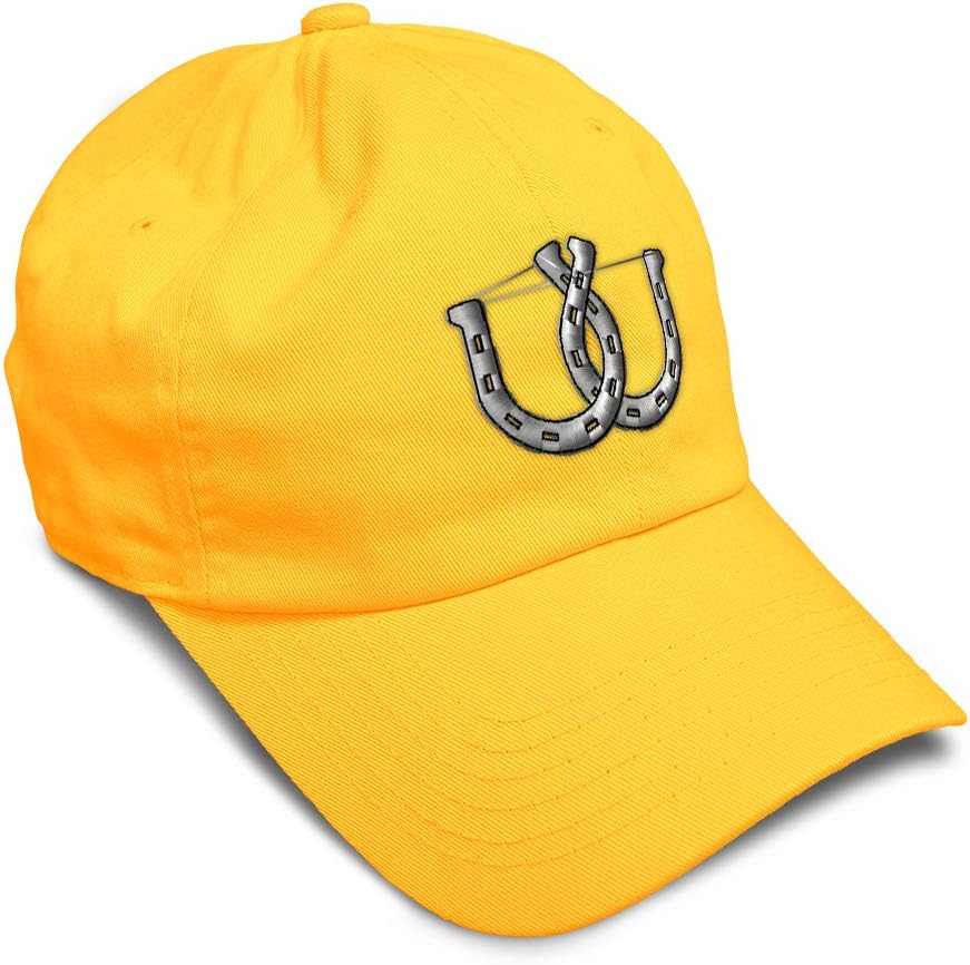 Soft Baseball Cap Sports Lifeline Horseshoes A Embroidery Game Equipment Cotton Dad Hats for Men & Women
