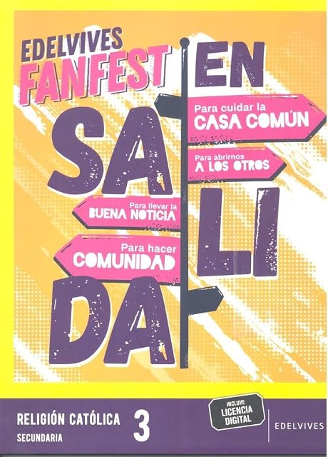 Portada de Religión 3º ESO Proyecto Fanfest Murcia
