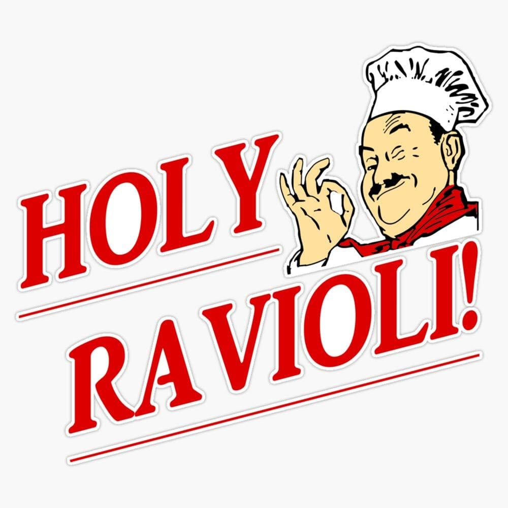 Amazon.com - Holy Ravioli Sticker Vinyl Bumper Sticker Decal Waterproof 5
