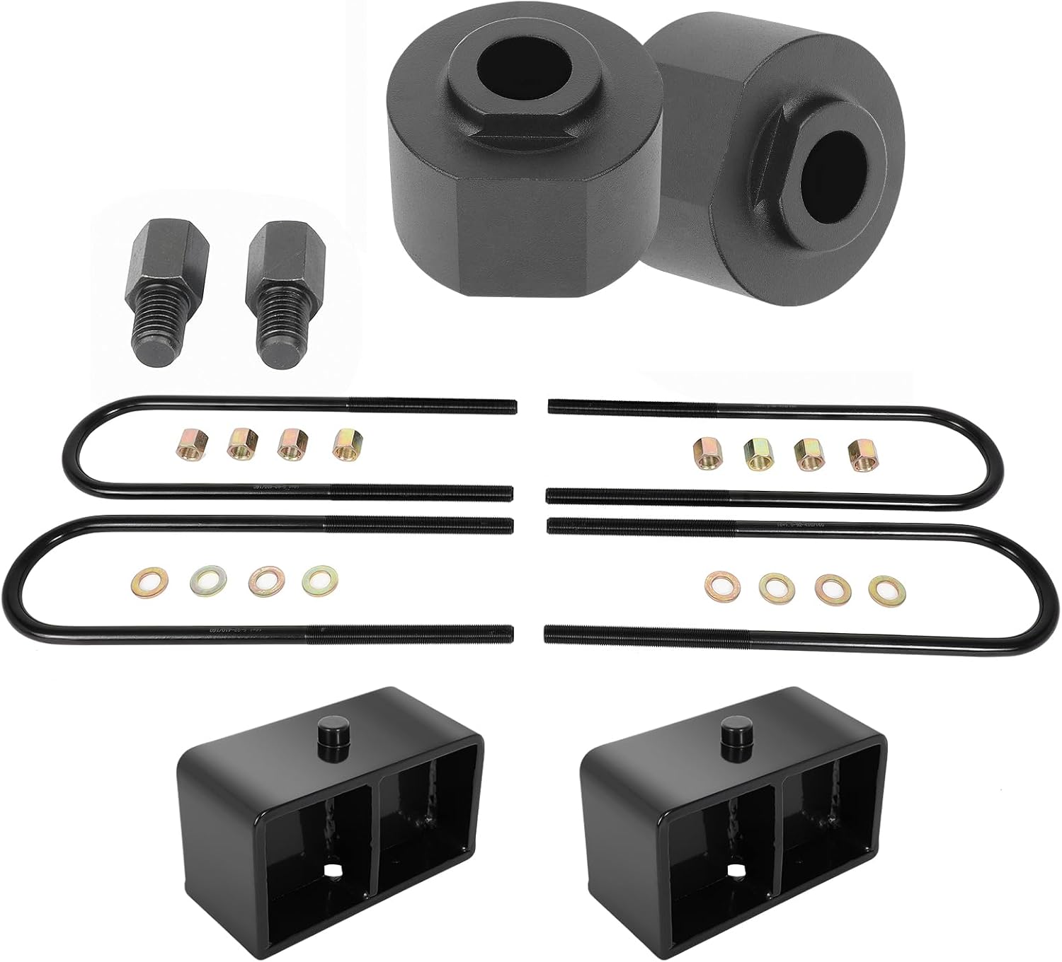 SCITOO 3" Front and 3" Rear Leveling Lift Kits Fit for Ford for F-350 Super Duty 1999-2020, for F-250 Super Duty 1999-2020, 4Pcs Leveling Kits