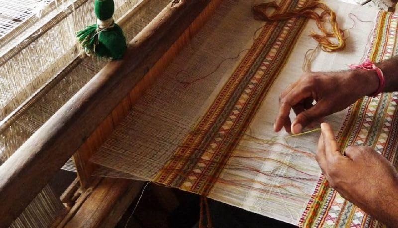 Image of Odisha Sambalpuri Handloom Woman's Pure Cotton Handloom Dress Material With Dupatta Bottom Wear 3 Pic Set Sambalpuri dress material Unstitched