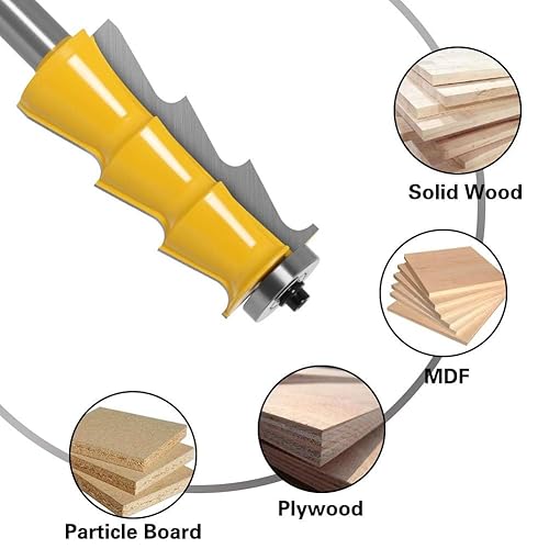 Miniatura 4 de Profesión Router Bits Louver Shutter Style 12-Inch Shank