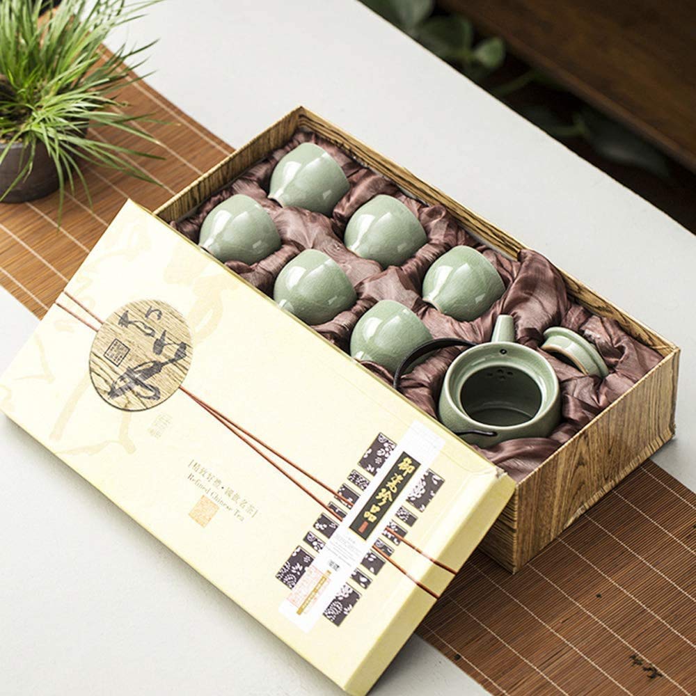 Amazon.com: sxysdkjco Sake Set Japanese Tea Set 7-Piece Set 1
