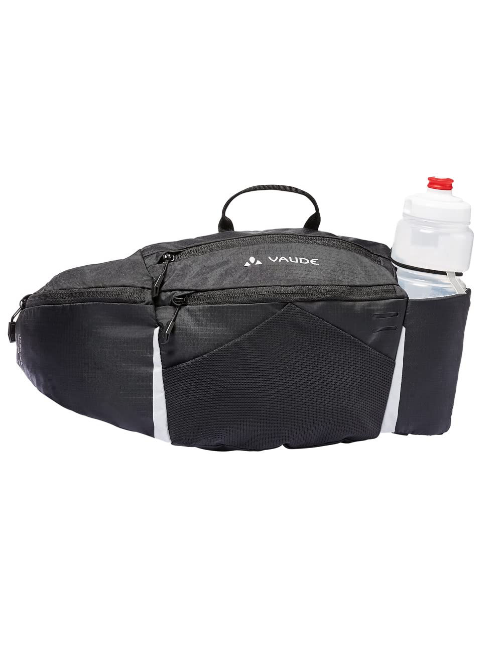 VAUDE Hüfttasche mit isoliertem Flaschenhalter, Bauchtasche für Damen und Herren, Laufgu?rtel mit Trinkflasche, 4 L