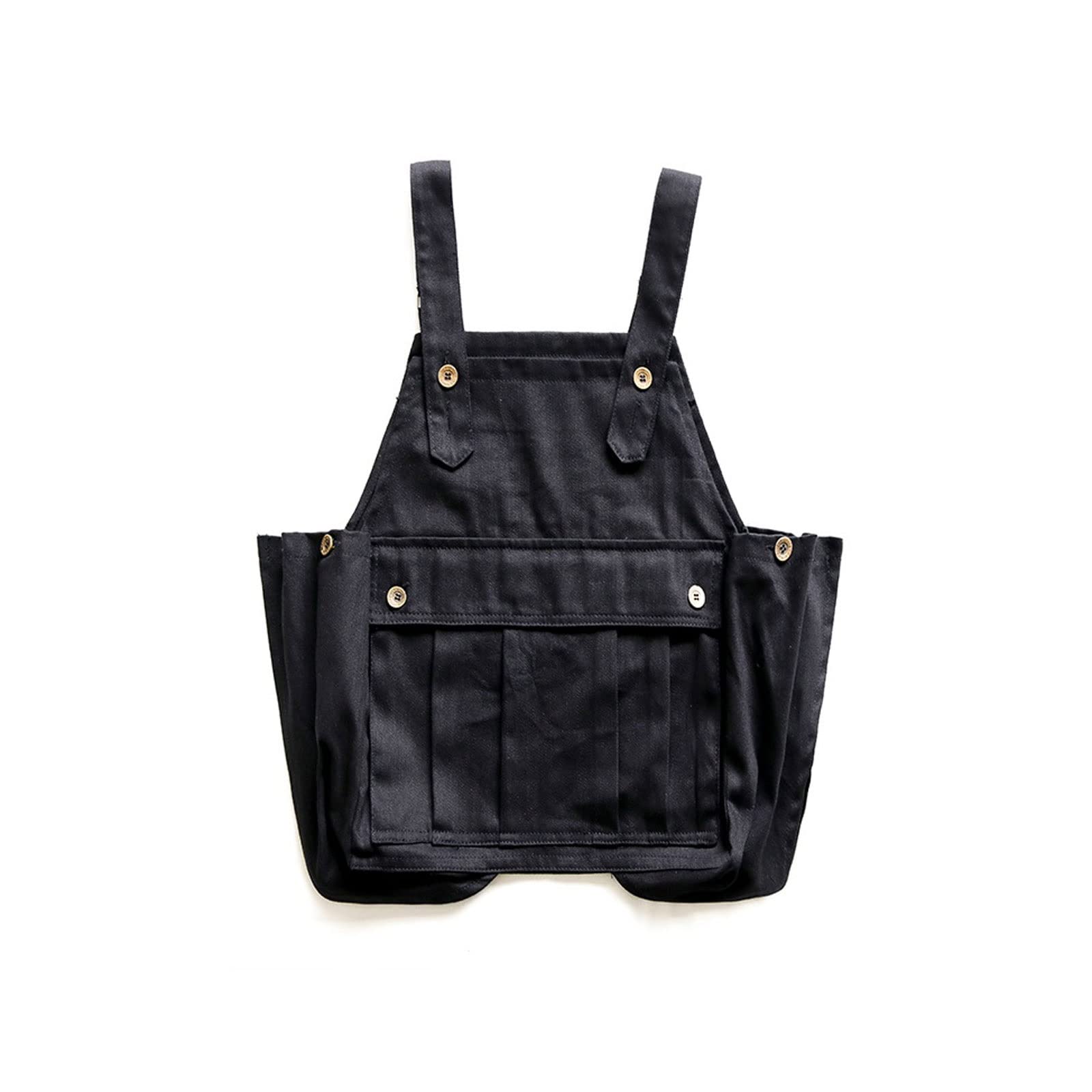 Tablier de jardinage, camping, charpentier en denim, vêtements de travail pour homme et femme, vêtements de fleuriste (noir), noir, taille unique