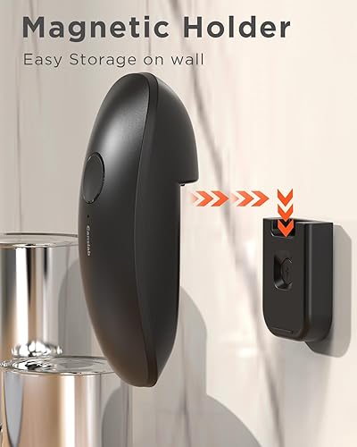 Miniatura 5 de Canslab Abrelatas eléctrico recargable para cocina para personas mayores con artritis, abrelatas automático con batería USB para cualquier tamaño de