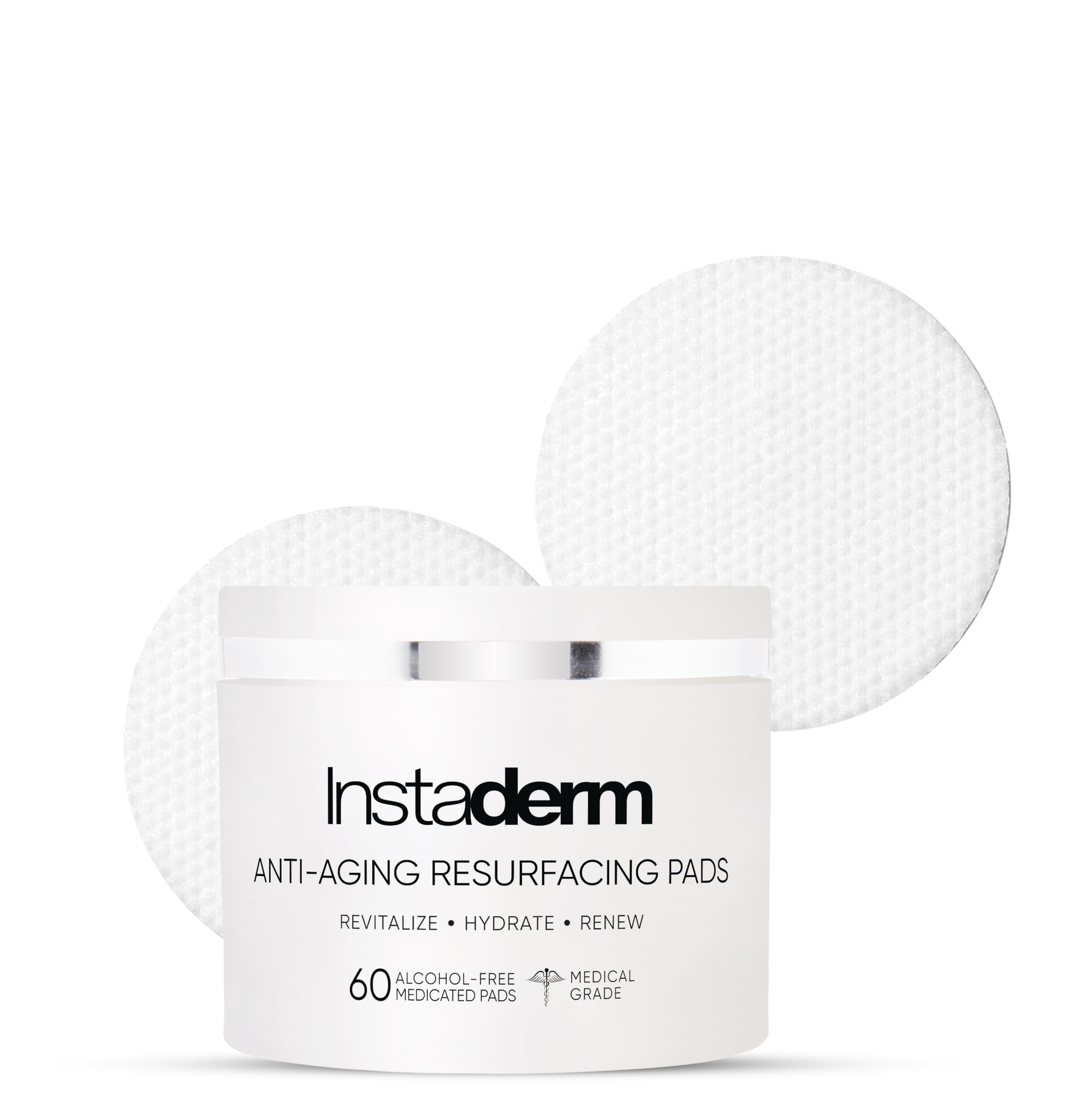 Anti-Aging Resurfacing Pads – Smooth’s Fine Lines, Wrinkles, Dark Spots & Skin Roughness to Enhance the Skins Texture & Tone for Radiant Glow.