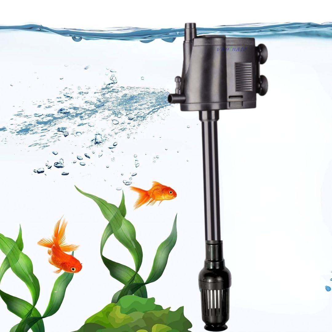 VAYINATO (Wp-2990, 25W, 1500L/H, Lifting Capacity : 1.5M) Aquarium Energy Saving Submersible Pump Power Head