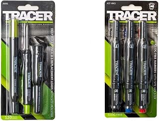 Tracer AMK1 Deep Hole Pencil and 6 Replacement Leads with site Holster & SD Fire Alarms Tracer ACF-MK3 Clog Free Marker KIT with SITE Holster
