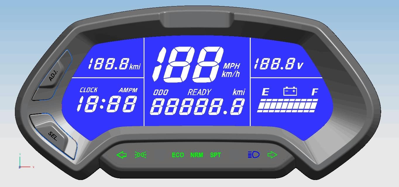 Air Cooled 14KW 72V Brushless Electric Motorcycle Scooter Conversion Kit 100MPH