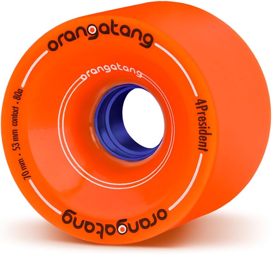 4 President 70 mm Cruising Longboard Skateboard Wheels (Set of 4)