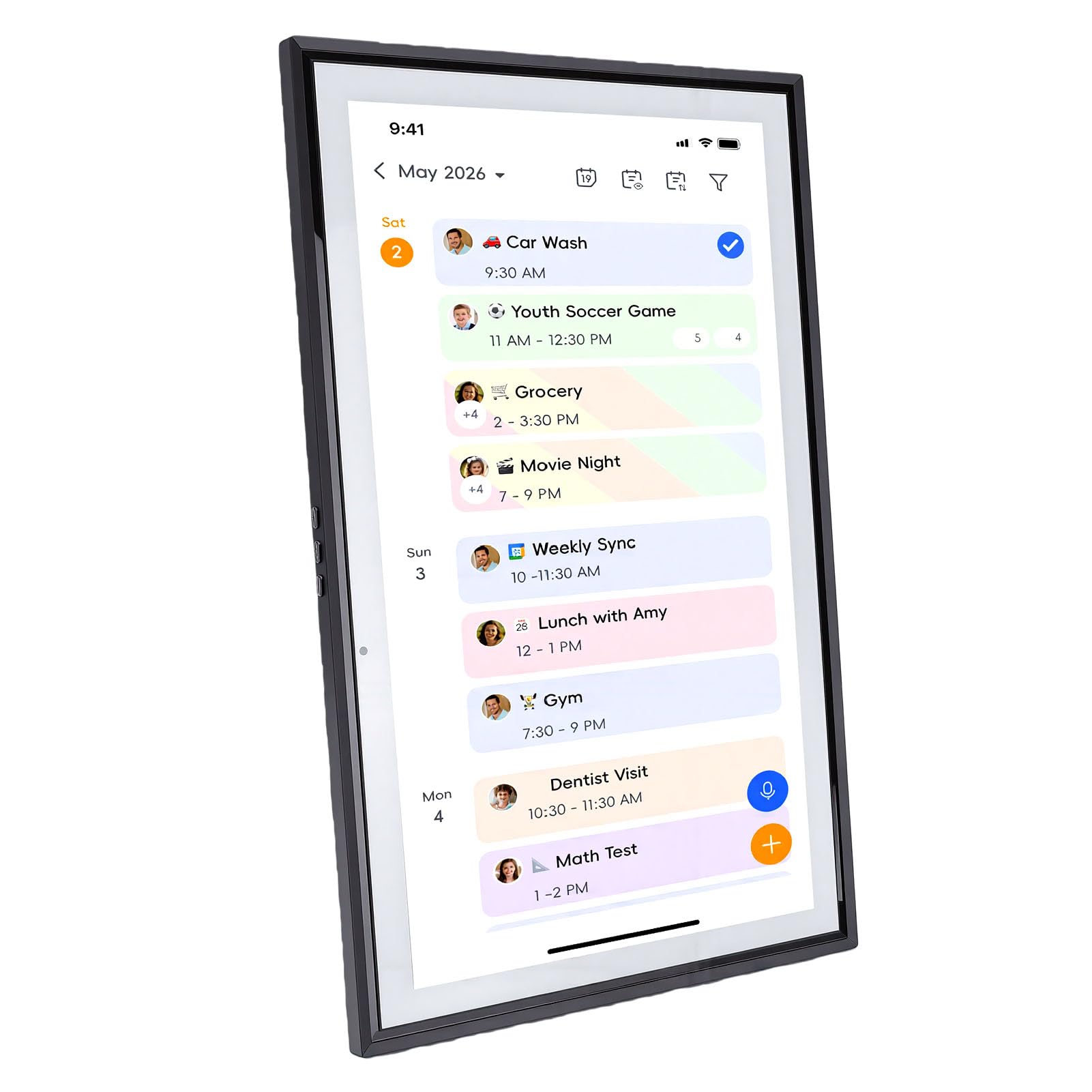 Cosiki Smart Digital Calendar 15.6 Zoll WiFi Sync (EU-Stecker)