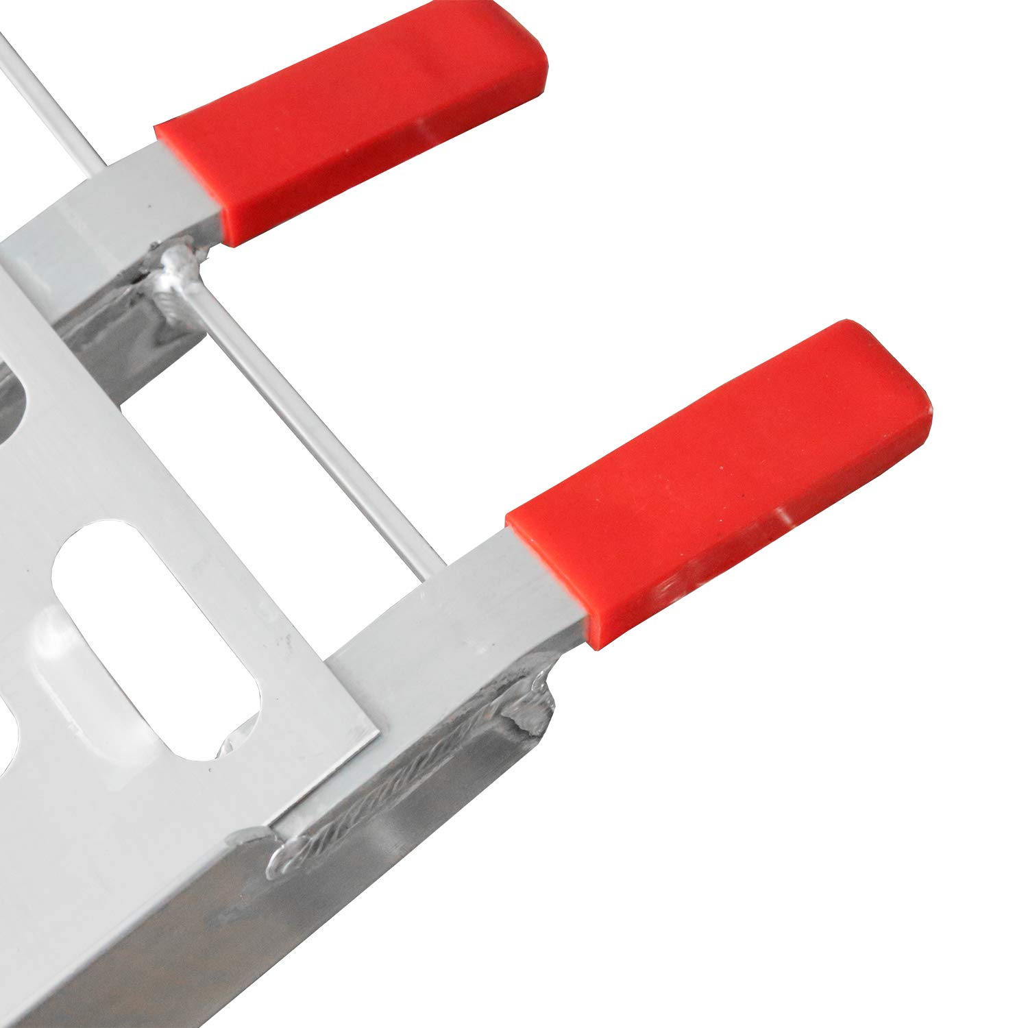 2 rampas de carga 400 kg, carril de carga de acero galvanizado, aluminio, antideslizantes, para motocicleta, cortacésped, tractor de césped, longitud 160 cm