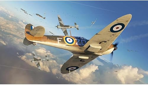 Miniatura 8 de Airfix Supermarine Spitfire MK Ia 148 WWII Aviación Militar Kit de Modelo de Plástico A05126A