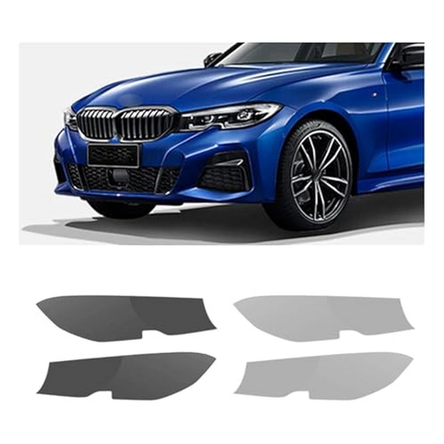 Película protectora para faros de coche para BMW G21 que evita la opacidad del sol en ruta