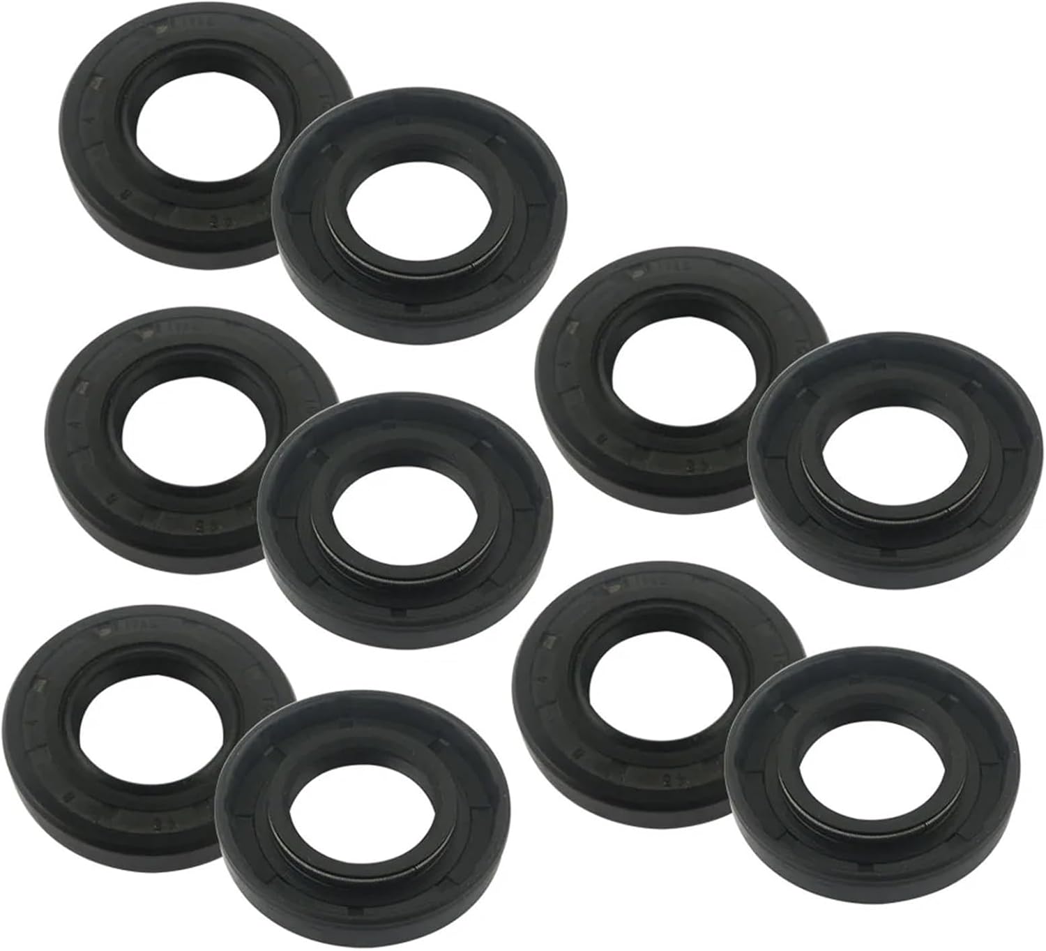 10pcs TC Type Skeleton Oil Seal Gasket 11x25x7/12x19x5/12x20x5/12x24x5/12x30x7/12x35x7mm NBR Black Rubber Radial Shaft Seal Ring(12x26x7mm)