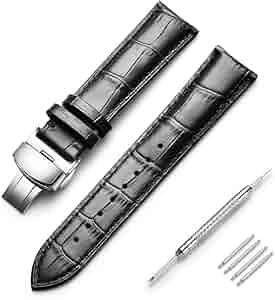 Amazon.com: Skydon Watch Band with Deployment Clasp - Alligator