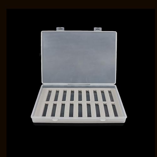 Aventik Cajas para moscas de gran capacidad, tapa transparente de espuma delgada, colección PP, cajas de pesca de competición de anzuelos de pesca