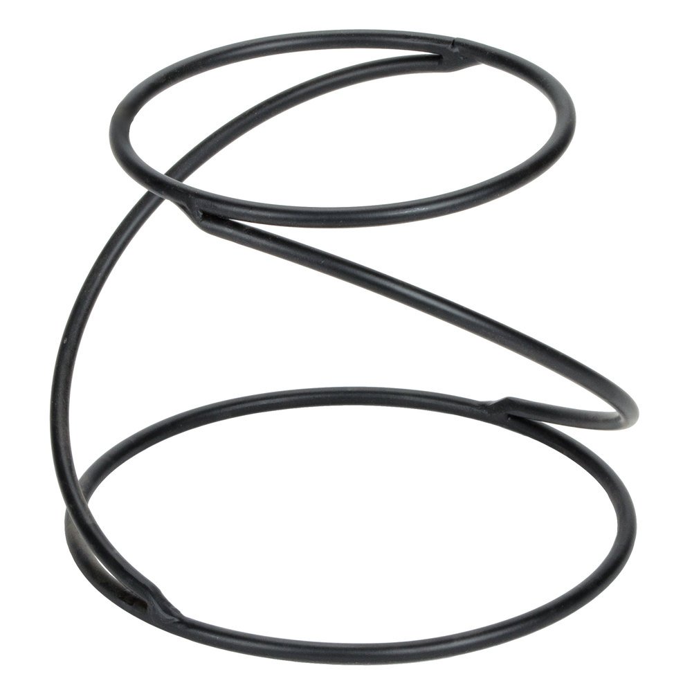 Black Wrought Iron Swirl Pizza Stand, 7-Inch