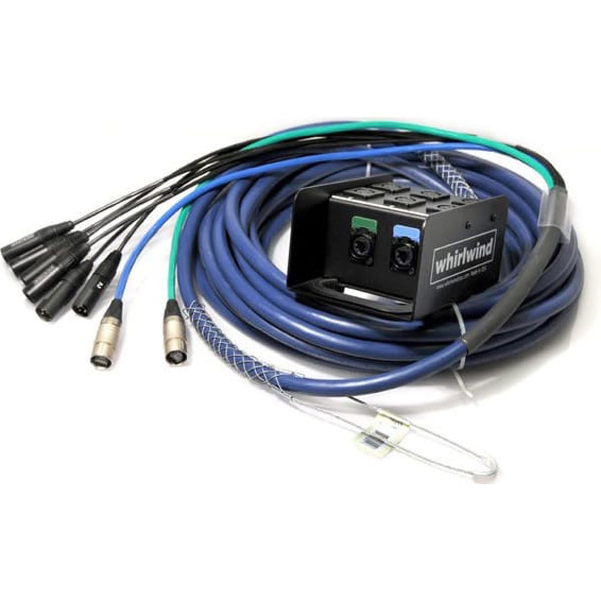 Amazon.com: Whirlwind 25' Box to Fan Medusa Data Snake Cable with