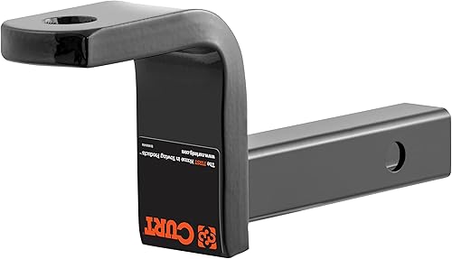 Miniatura 2 de CURT 45022 - Soporte de bola de enganche de remolque clase 1, se adapta a receptor de 1-1/4 pulgadas, 2,000 libras, orificio de 3/4 pulgadas, caída