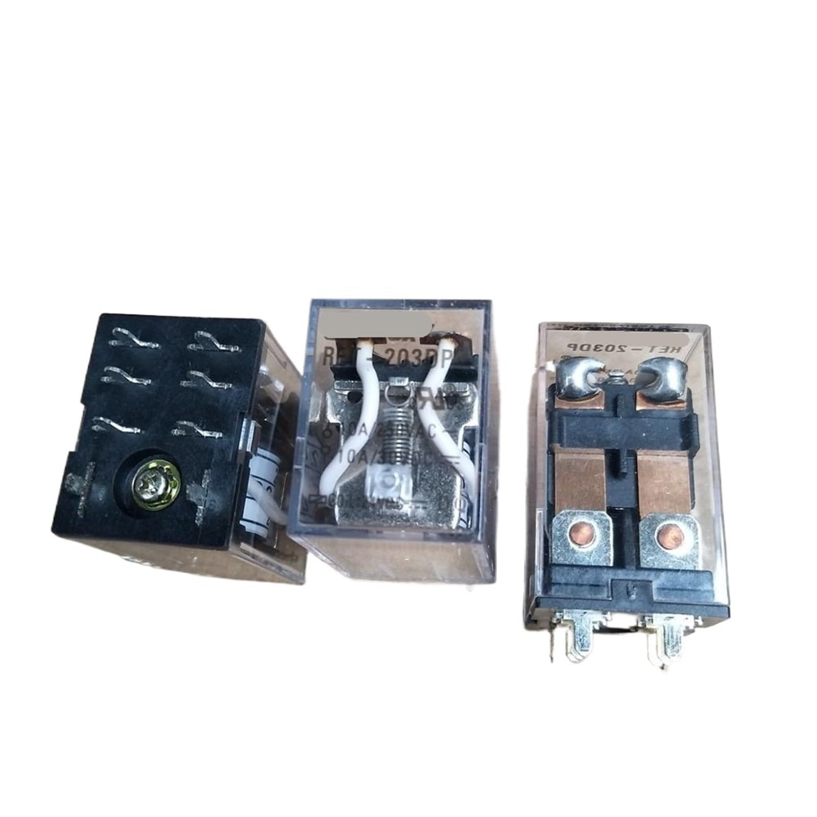 Relais intermédiaire RET-203DP 10 A 250 V CA 24 V CC lot de 10 pièces identiques HF13F