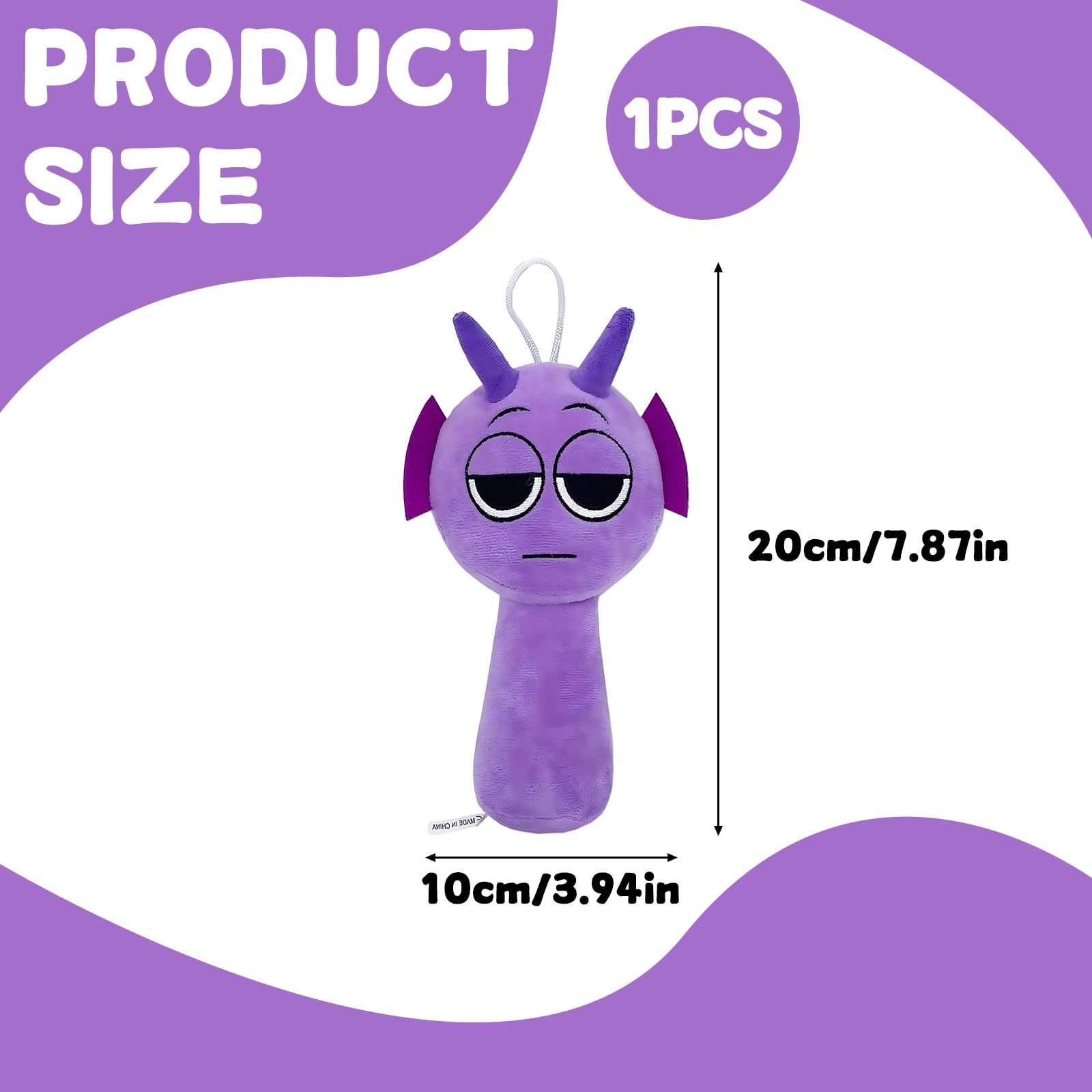 Toys, Plush with Purple Tentacles, Soft Plushie for Horror Game Fans Collectors Gifts Unique Game-Inspired Design, 20 x 10cm - Image 2