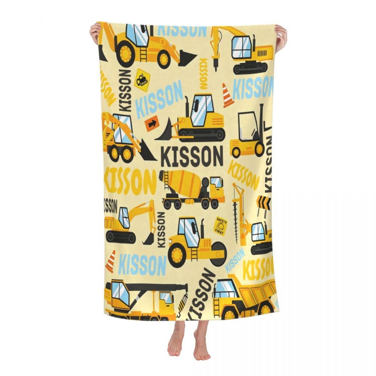NGGBBDYGB Adult Custom Beach Towels Personalized Logo Bulk Wholesale Swim Towel