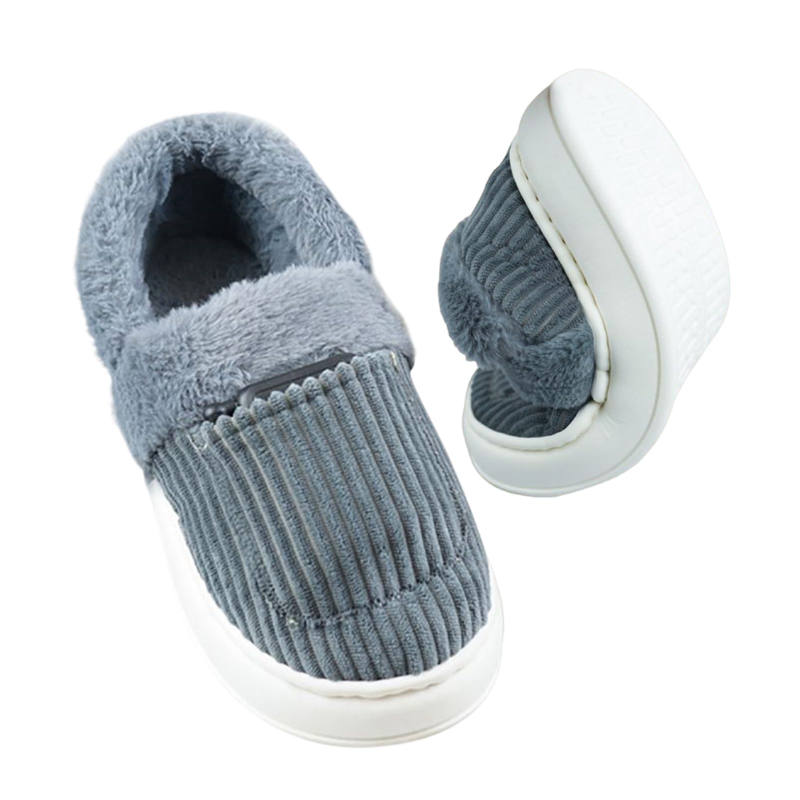 Pantofole riscaldate ricaricabili | 5000 mAh 4 livelli elettrici scaldapiedi pantofole 25,4 cm morbide | Funzionamento a batteria Indoor Home Office Winter Shoes | Soggiorno camera da letto quotidiano