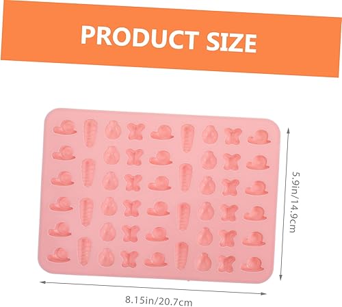 Miniatura 8 de 2pcs Cookie Tray Cookie Cake Silicone Treat Chocolate Molds Jelly Candy Animal Silicone Molds Silicone Molds for Candles Cookie Cutters Molde De