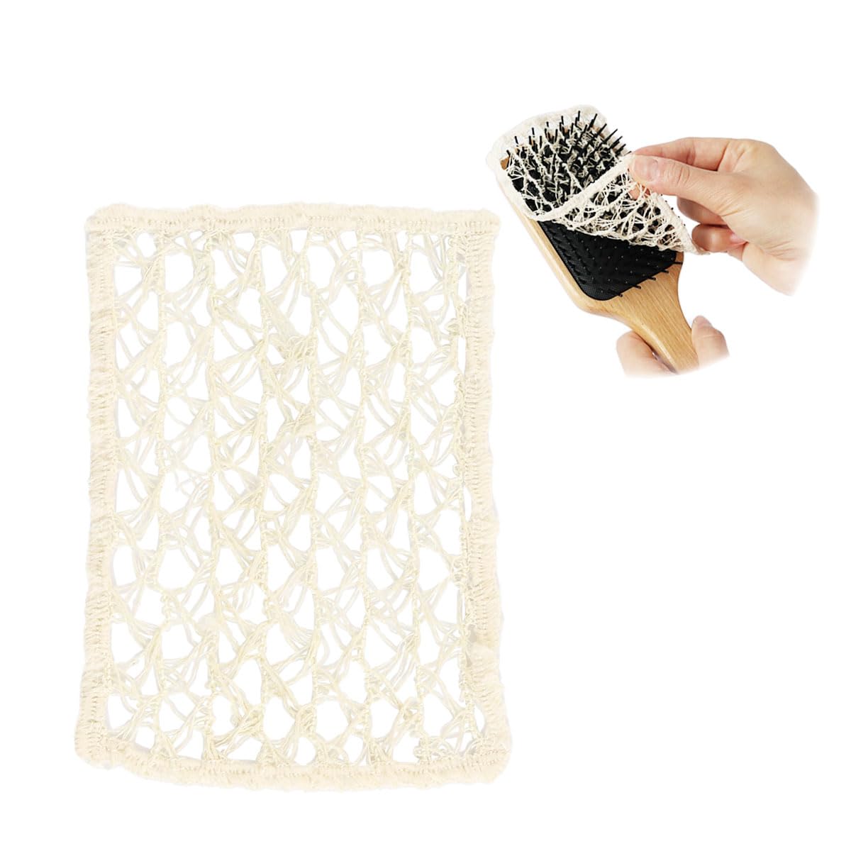Amazon | 絹屋 絹のブラシカバー 7424 ヘアブラシ ヘアブラシカバー
