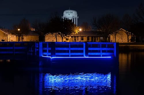 Vista 4 de Green Blob Outdoors Kit de luces LED multicolor Pimp My Dock para bricolaje, 15,000 lúmenes, kit de iluminación LED debajo del muelle SMD5630 IP68