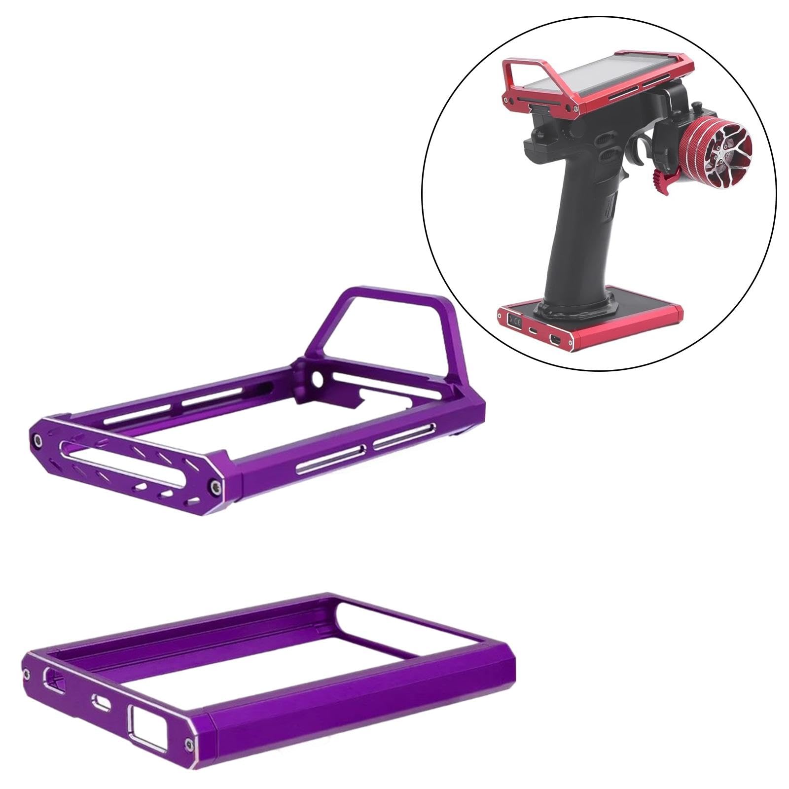 Fancyes Premium Aluminum Transmitter Guard for Noble NB4 RC Car, Violet