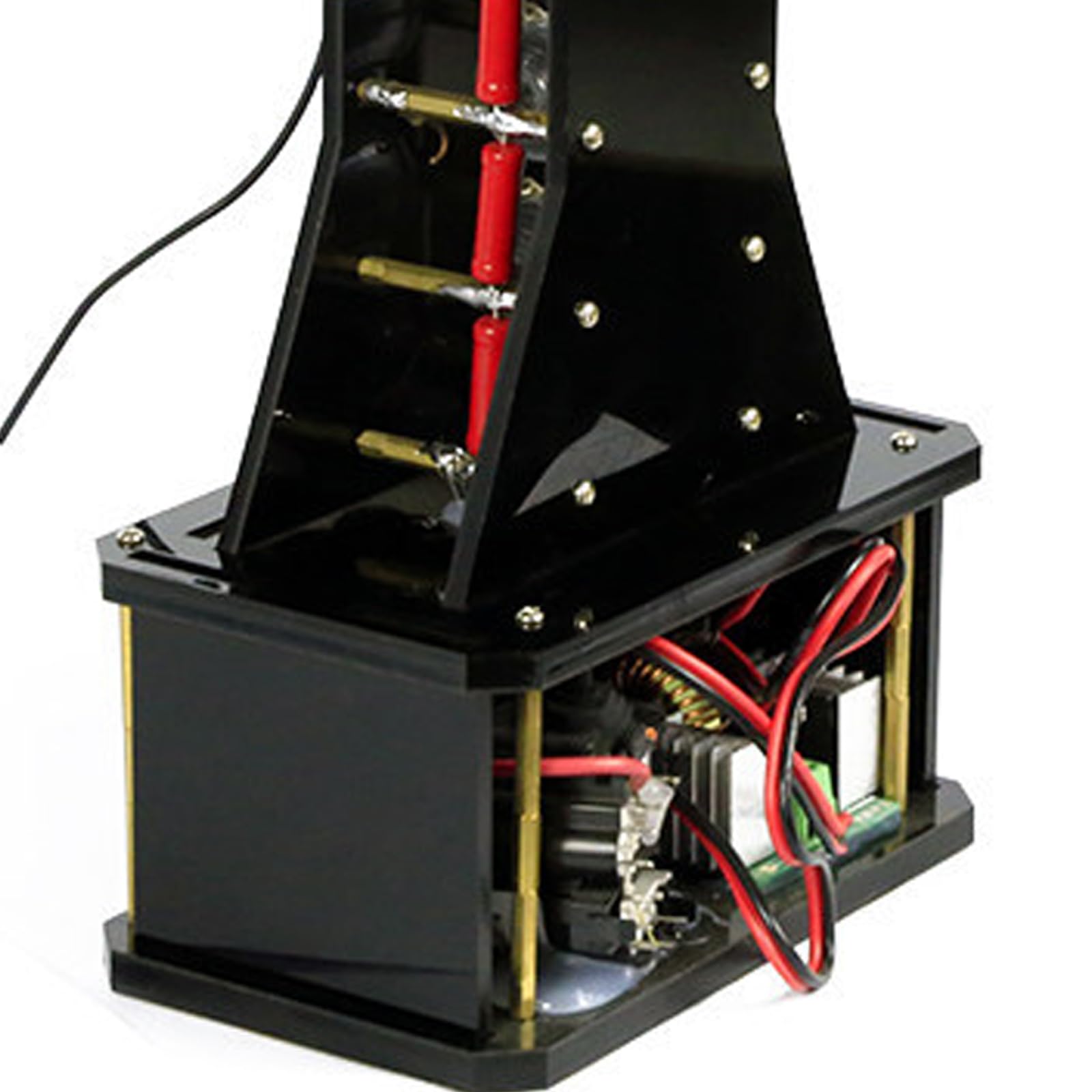 Generador Marx de 6 niveles, conjunto de experimentos de de voltaje de 24 V con salida de 100000 V para demostración e investigación de física, herramienta de enseñanza de física